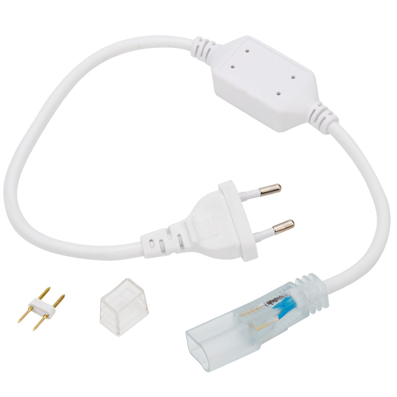 Качественная картинка Установочный набор для одностороннего гибкого неона Neon-Night, 8х16 мм, провод ПВХ, 230 В