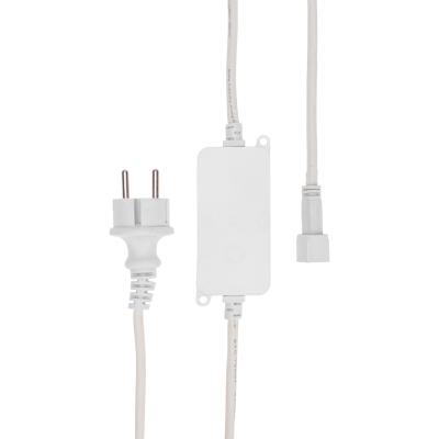 Контроллер с радиопультом для уличных гирлянд Сеть и Нить управляемая (твинкл), белый NEON-NIGHT