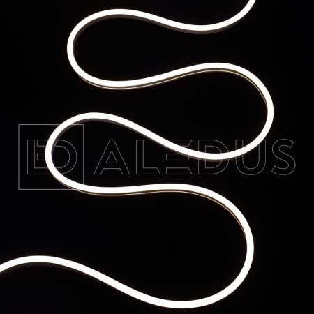 Качественная картинка Гибкий неон ALEDUS 08х16 мм, бухта 50 м, односторонний