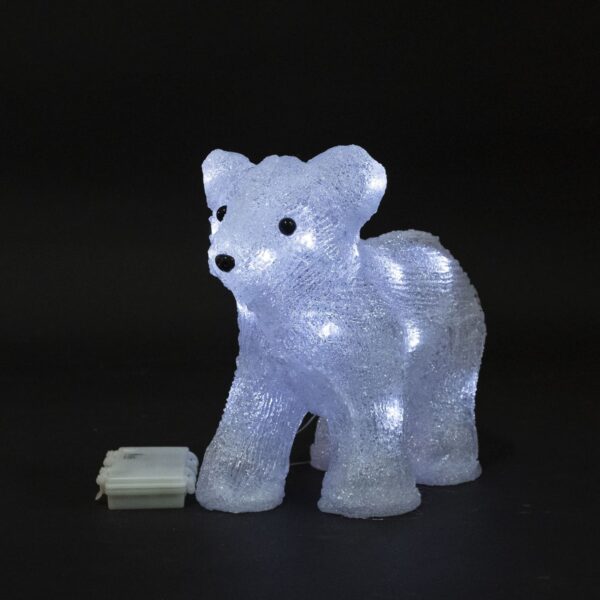 Светодиодная фигура "Мишка рождественский" Laitcom, 20 led, IP54, 23 см, 3АА Качественная картинка Светодиодная фигура "Мишка рождественский" Laitcom, 20 led, IP54, 23 см, 3АА