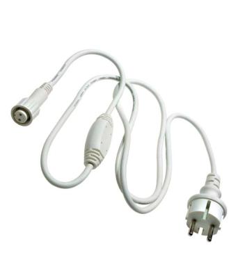 Кабель Питания Laitcom 1,5м с Выпрямителем для Нитей 220В, Провод Белый Каучук, IP65 Кабель Питания Laitcom 1,5м с Выпрямителем для Нитей 220В, Провод Белый Каучук, IP65