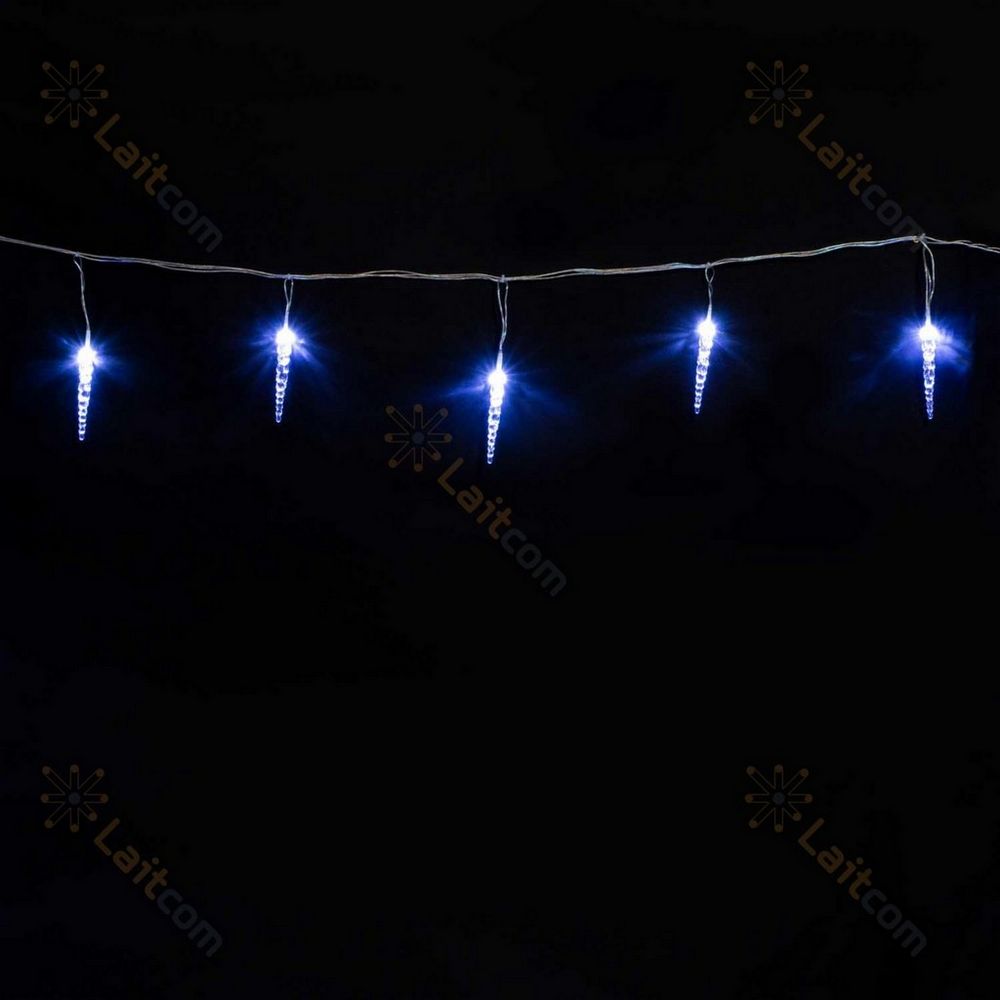 Качественная картинка Светодиодная гирлянда "Сосульки 12" Laitcom, 24V, 4м, 16 Led, IP54, белый