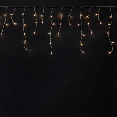 Бахрома на бат. Laitcom с таймером 3м, 100 LED, IP65, 3 бат. "D", 4,5V, прозр. пр., шампань Бахрома на бат. Laitcom с таймером 3м, 100 LED, IP65, 3 бат. "D", 4,5V, прозр. пр., шампань