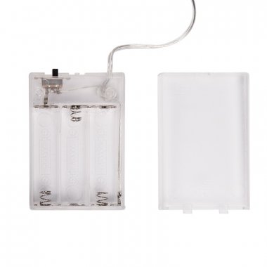 Качественная картинка Гирлянда светодиодная Ретро-лампы Neon-Night 3 м, прозрач. ПВХ, IP 20, 100 LED, белый, 3 х АА (нет)