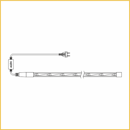 Качественная картинка Дюралайт 2-х провод Teamprof, диаметр 10 мм, 220В, бухта 100 м, статика, зеленый