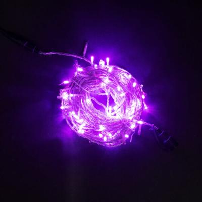Светодиодная нить Laitcom с возможностью динамики, 20м, 24V, 200 LED, IP	65,проз.пр., пурпур.