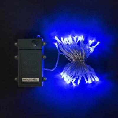Светодиодная нить Laitcom, на батарейках, с таймером, 5м, 3 бат. "D", 4,5V, прозр. пр., синий Светодиодная нить Laitcom, на батарейках, с таймером, 5м, 3 бат. "D", 4,5V, прозр. пр., синий