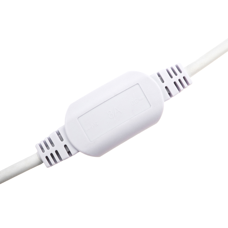 Качественная картинка Установочный набор для Гибкого неона 16х16мм формы D (блок питания каучук с диодным мостом и вилкой,