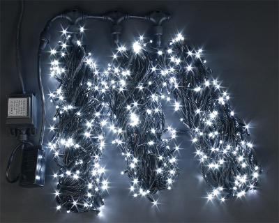 Нити 3 по 20 м, RichLed, 24 В, мерцание, цвет белый RL-S3*20F-B/W