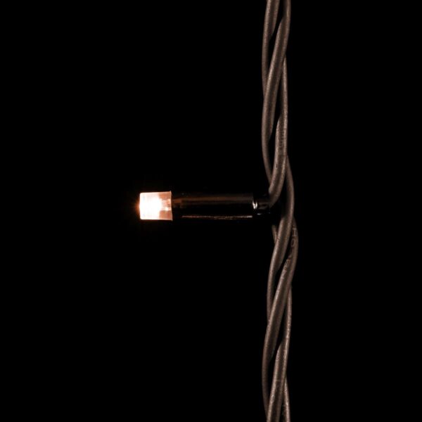 Качественная картинка Светодиодная нить с колп. Laitcom, 10м, 75 LED, IP65, 24V, черн. пр., экстра т.белый