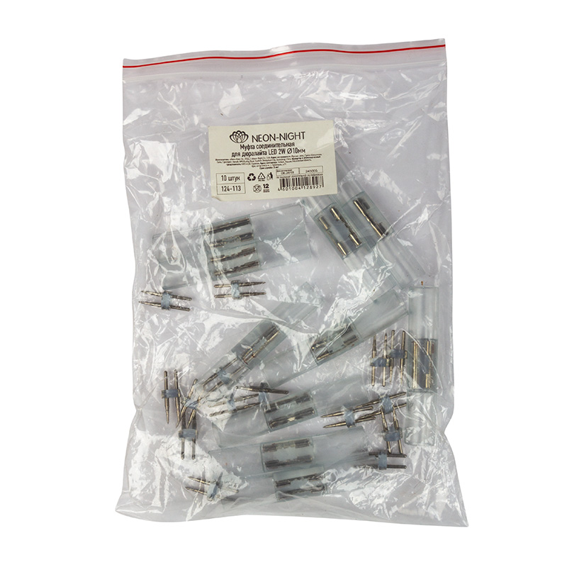 Качественная картинка Коннектор для двухжильного дюралайта ∅10мм (цена за 1 шт.)