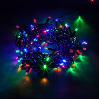 Светодиодная гирлянда линейная Feron CL43, 200 LED, IP65, пост.свечение, мульти 20м+1.5м черный шнур