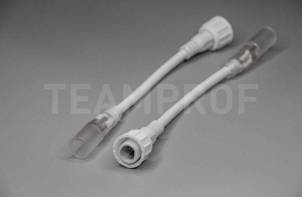 Качественная картинка Переходник нить-дюралайт, Teamprof, белый