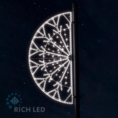 Светодиодная консоль Снежинка Поло RichLed