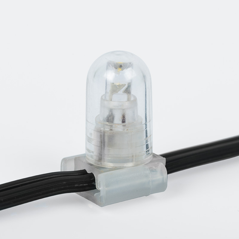 Качественная картинка Гирлянда NEON-NIGHT Clip Light 12V шаг 150 мм, ТЕПЛЫЙ БЕЛЫЙ, мерцание