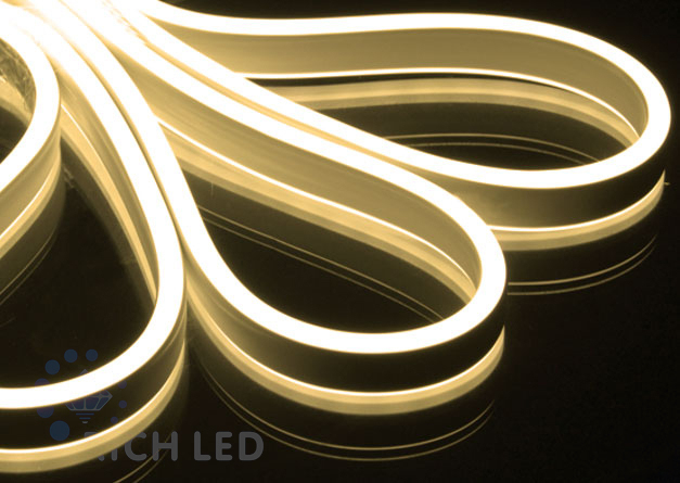 Качественная картинка Гибкий неон Rich LED, двусторонний, теплый белый