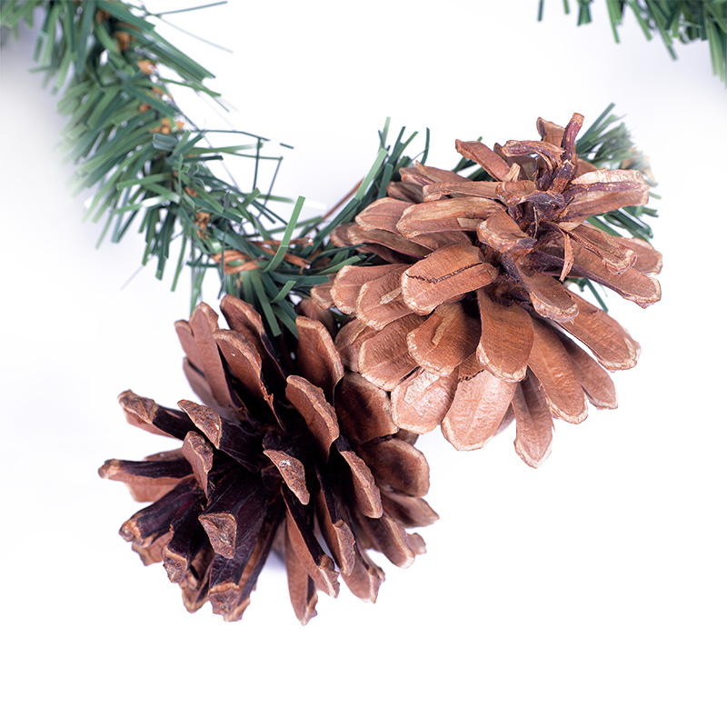 Качественная картинка Гирлянда еловая с шишками 2,7м, диаметр 36см, ПВХ NEON-NIGHT