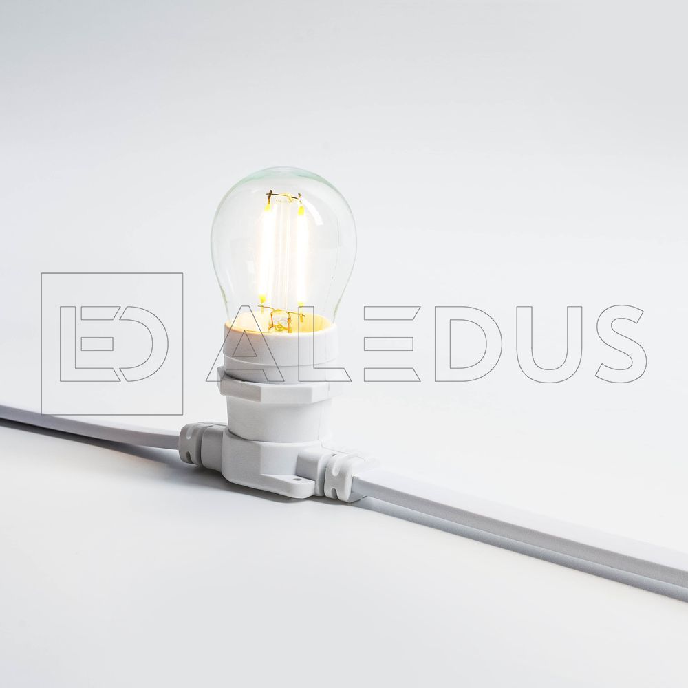 Качественная картинка Белт лайт ALEDUS бухта 10 м, ПВХ, шаг 40 см, Е27