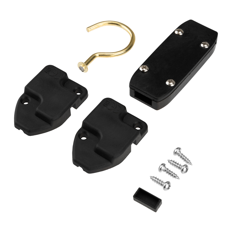 Качественная картинка Блок питания для подключения двухжильной гирлянды Belt-light (шнур питания 1,5м с вилкой, 2 коннекто