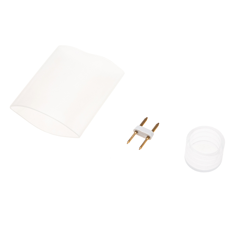 Качественная картинка Установочный набор для Гибкого неона 16х16мм формы D (блок питания каучук с диодным мостом и вилкой,