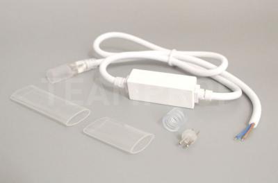 Комплект подключения для 2-х проводного дюралайта, Teamprof, без вилки, на 50м, 1А, белый