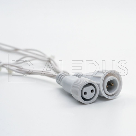 Качественная картинка Светодиодный занавес ALEDUS 2x1.5 м, провод ПВХ, с мерцанием