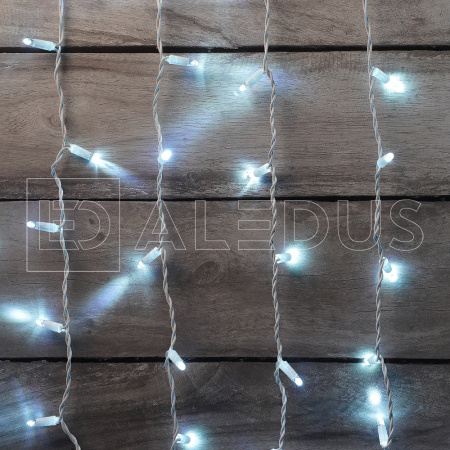 Светодиодный занавес ALEDUS 2x3 м, провод каучук 2.3 мм (резина), без мерцания