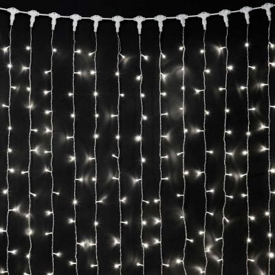 Светодиодный занавес Laitcom, 2 x 2м, прозрачный провод, 400 led, IP54 (мерцание БЕЛЫЙ ДИОД), белый Светодиодный занавес Laitcom, 2 x 2м, прозрачный провод, 400 led, IP54 (мерцание БЕЛЫЙ ДИОД), белый