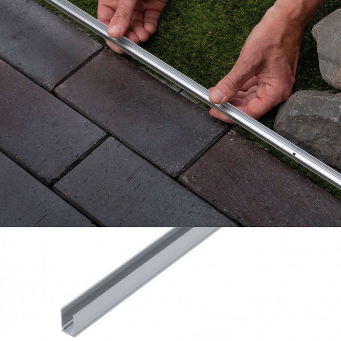 Качественная картинка Алюминиевый профиль для неона 13х13 мм (2 метра)