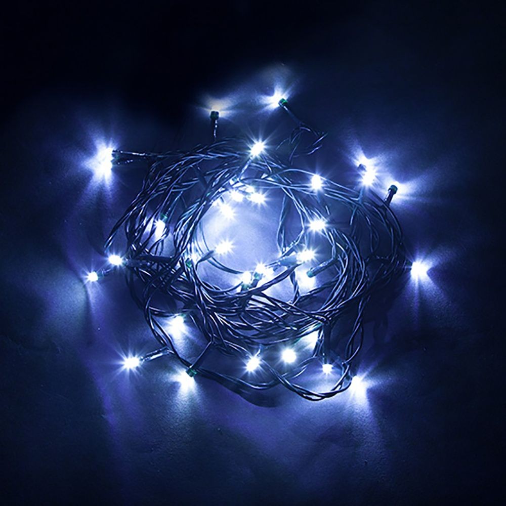 Качественная картинка Светодиодная гирлянда Feron CL03, 230V  40 LED 4 м, синий, IP 20,  шнур 1,5м.