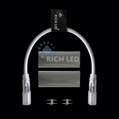 Соединитель дюралайт- дюралайт, 50 см, белый