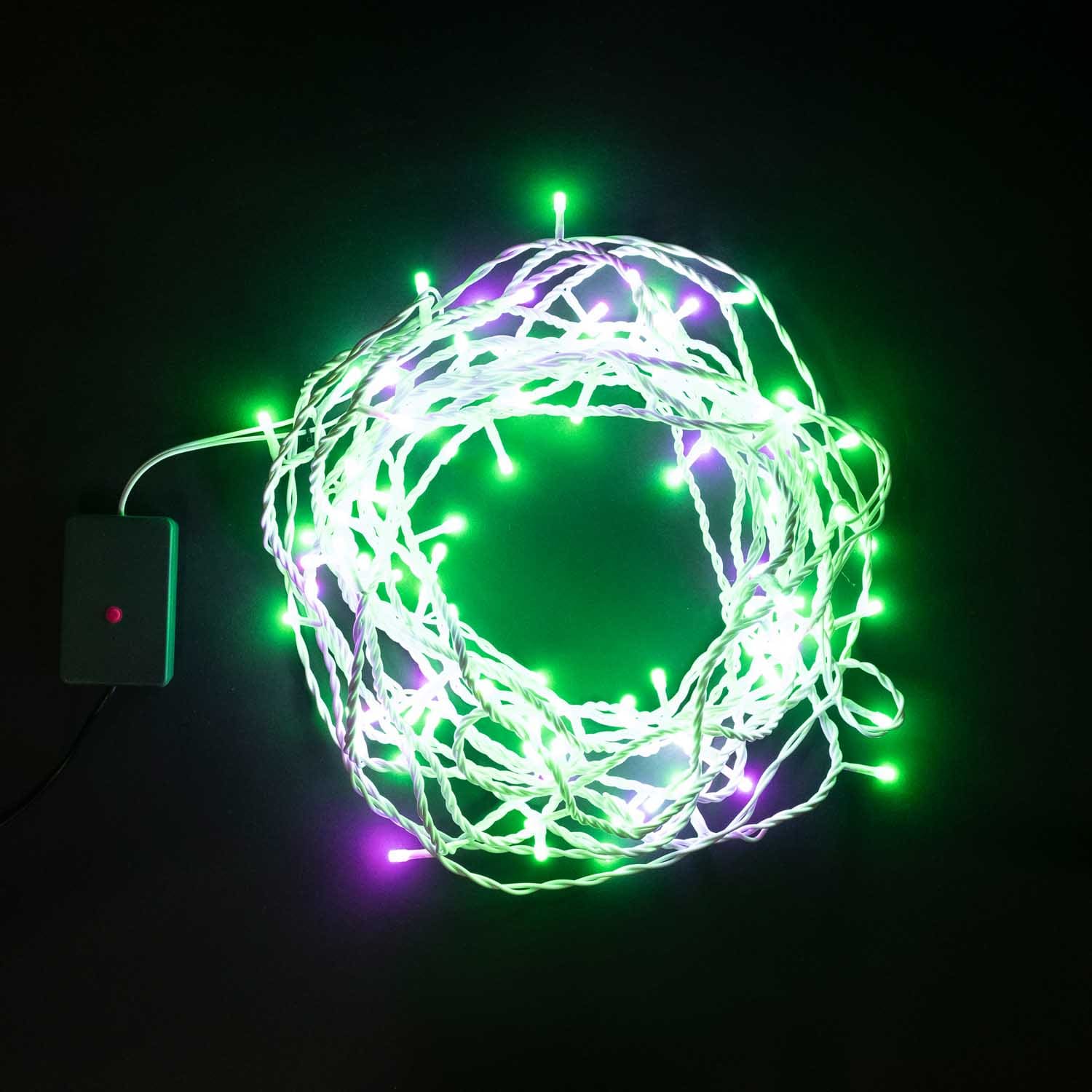 Прогаммируемая светодиодная гирлянда-нить Laitcom, 10 м, 105 LED, IP65, мульти AUG100-8-1EPRGB Качественная картинка Прогаммируемая светодиодная гирлянда-нить Laitcom, 10 м, 105 LED, IP65, мульти AUG100-8-1EPRGB