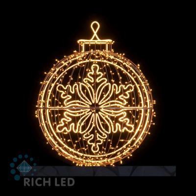 Ёлочная игрушка RichLed шар 14, 120 см, 24В
