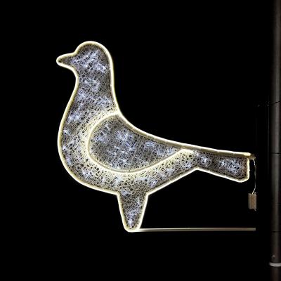 Светодиодная Консоль Laitcom “Голубь” 150 х 140см, Белый, 220В