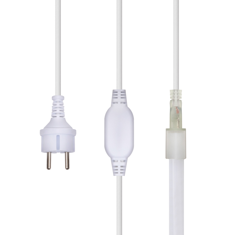 Качественная картинка Гибкий неон NEON-NIGHT 15х26мм односторонний 120 LED/м БЕЛЫЙ 230В бухта 50м