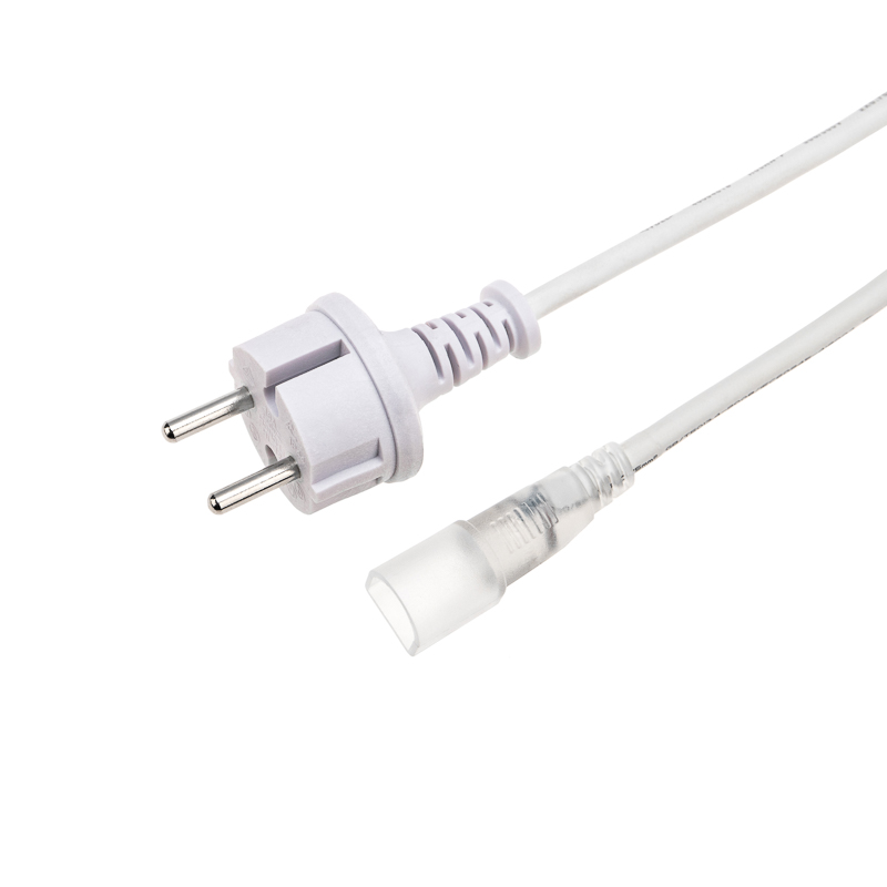 Качественная картинка Установочный набор для Гибкого неона 16х16мм формы D (блок питания каучук с диодным мостом и вилкой,