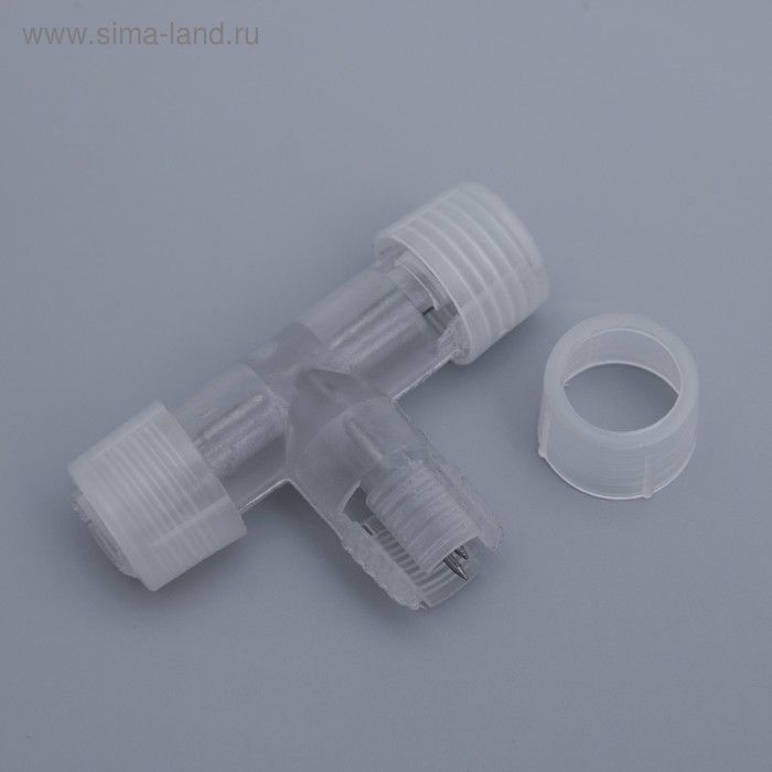 Качественная картинка Коннектор Luazon Lighting для дюралайта 13 мм, 3W, Т - образный 461019