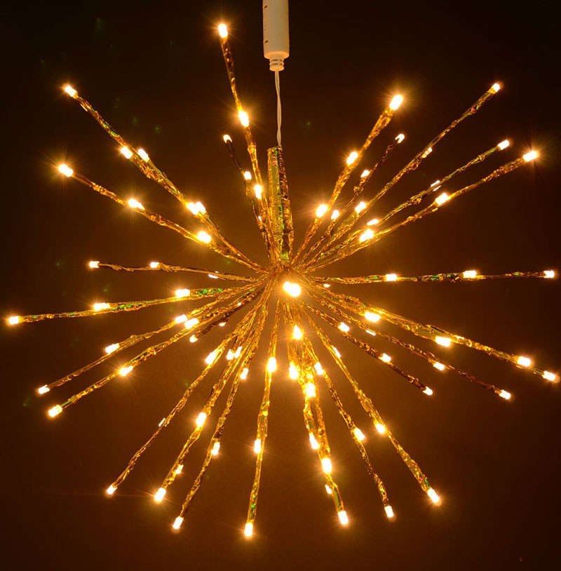 Качественная картинка Светодиодные Ёжики-трансформеры, 220 В, 45 см, 8 режимов свечения, бело-тепло-белый цвет