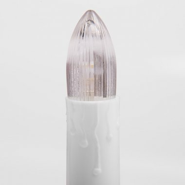 Качественная картинка Гирлянда светодиодная Свечи Neon-Night 10 м, темно-зеленый ПВХ, IP20, 50 LED, теп.белый