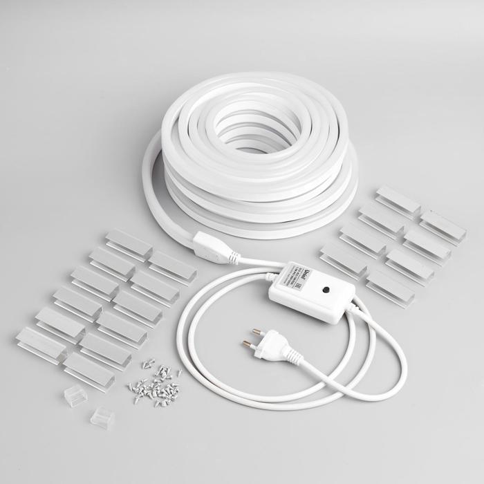 Качественная картинка Гибкий неон Uniel 8 × 16 мм, IP67, 10 м, SMD2835, 80 LED/м, 220 В, свечение RGB