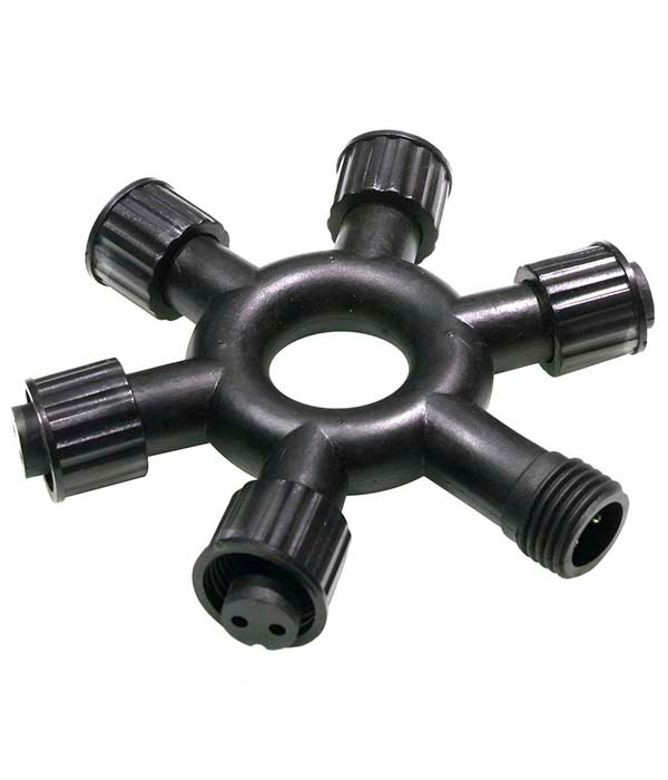 04-055 Разветвитель на 5, черный провод Качественная картинка 04-055 Разветвитель на 5, черный провод