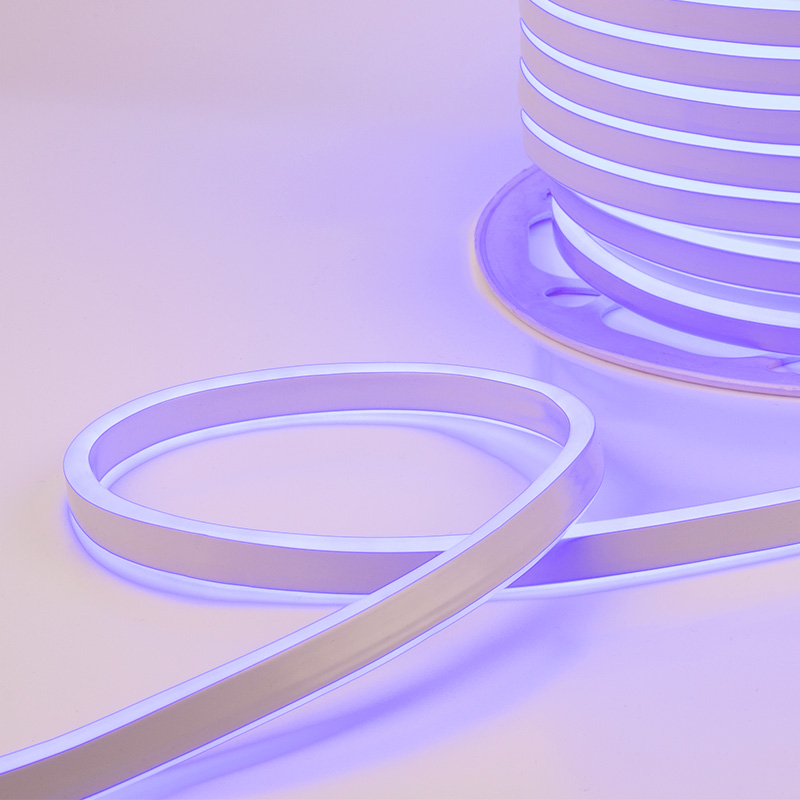 Качественная картинка Гибкий неон NEON-NIGHT 8х16мм двухсторонний 120 LED/м СИНИЙ 230В бухта 100м
