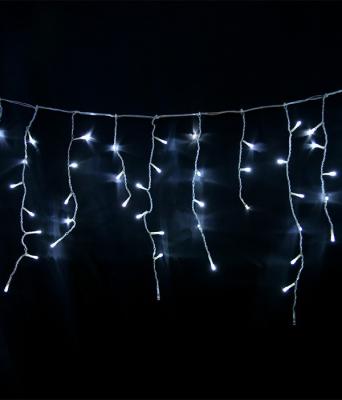 Светодиодная бахрома Laitcom 4,9x0,5м, 240 LED, IP54, прозр. пр., белый