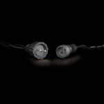 Качественная картинка Светодиодная нить с колпач. Laitcom 10 м, 24V, IP65, 100 led, черн.пров, мерц.бел.диода, экст т.бел