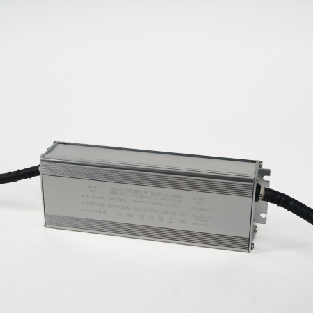 Качественная картинка Импульсный источник питания для дюралайта ALEDUS 220/24 В, 150 Вт, 1.5 м, черный без вилки