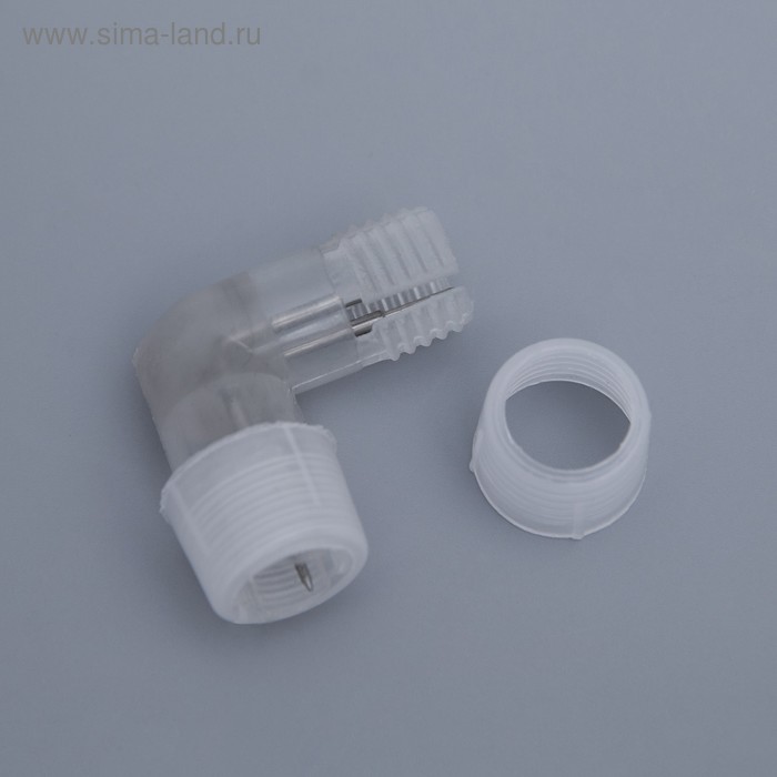Качественная картинка Коннектор Luazon Lighting для дюралайта 13 мм, 2W, L - образный 461022