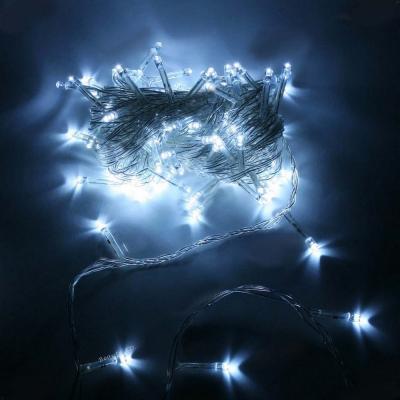 Светодиодная нить Laitcom, 10м, 24V, 100 LED, IP54, прозр. провод белый (мерцание БЕЛЫЙ ДИОД)