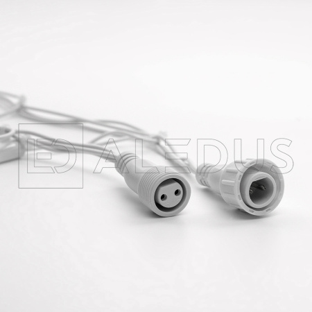 Качественная картинка Светодиодная бахрома (Айсикл) ALEDUS 3x0.9 м, провод ПВХ, без мерцания