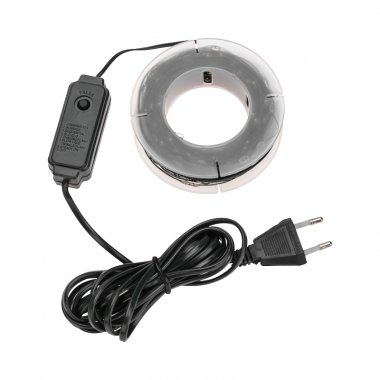 Качественная картинка Светодиодная гирлянда Роса Neon-Night, 30м, 300 LED, ПВХ, IP20, 230В, теплый белый, контроллер