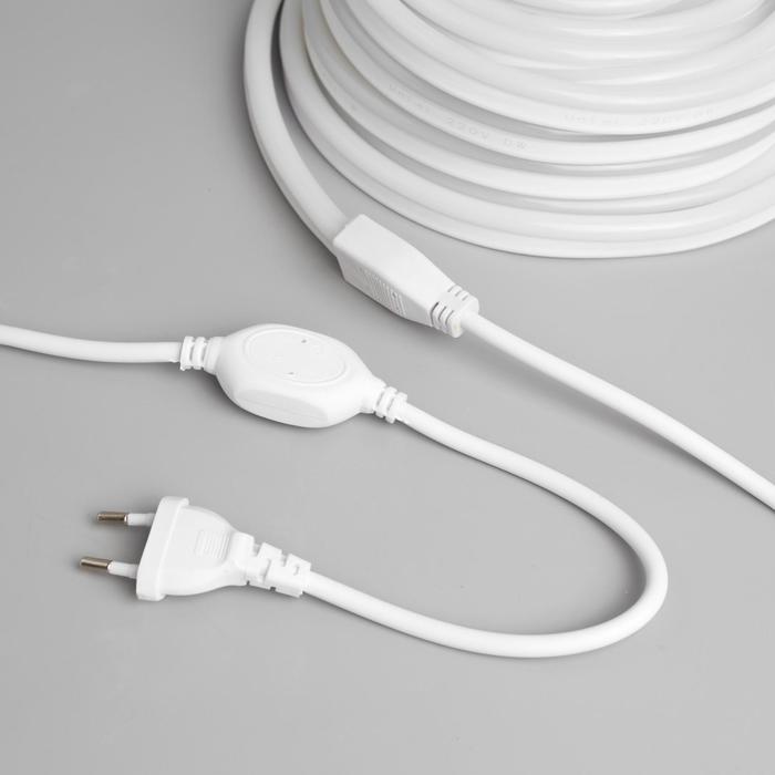 Качественная картинка Гибкий неон Uniel 8 × 16 мм, IP67, 10 м, SMD2835, 120 LED/м, 220 В, свечение белое